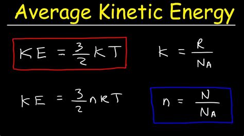 how to calculate average kinetic energy.